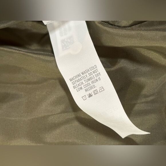 Offline by Aerie Military Green Cottagecore Casual Quilted Bomber Chore Jacket L - Picture 13 of 13